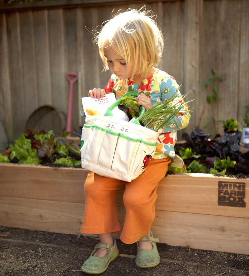 Kids gardening kit by MiniFarmBox