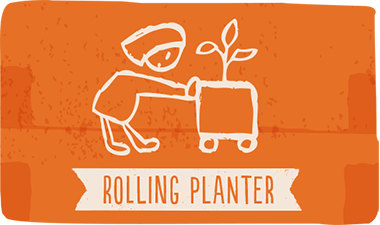 rolling planters