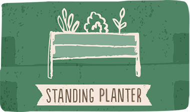 standing planters